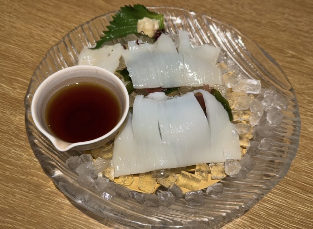 北の味紀行と地酒 北海道で注文したいかソーメン1,419円（税込）